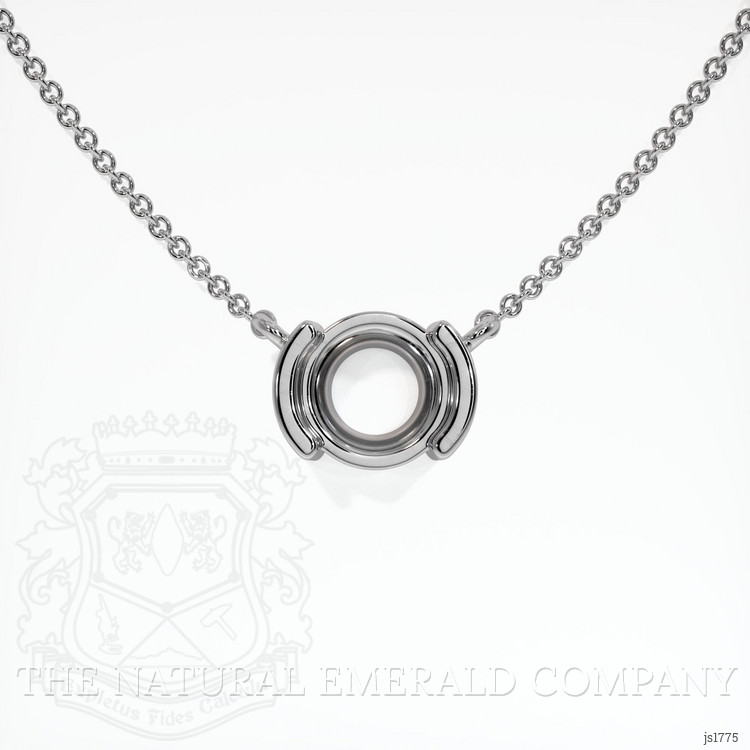 18K White Gold Vedic Necklace Setting