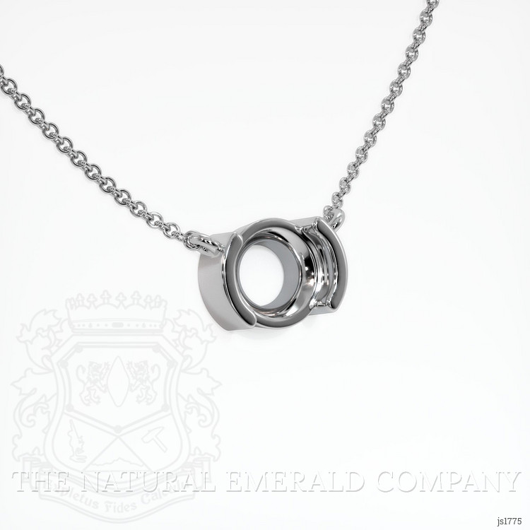 18K White Gold Vedic Necklace Setting