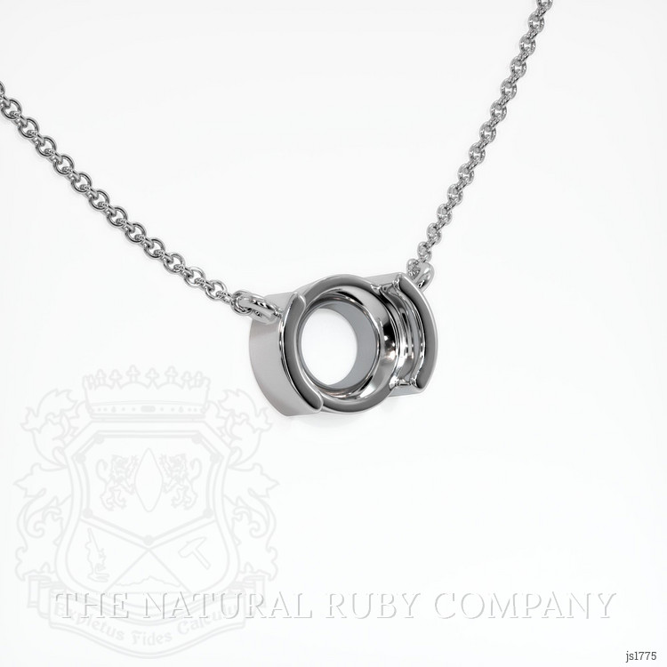 18K White Gold Vedic Necklace Setting