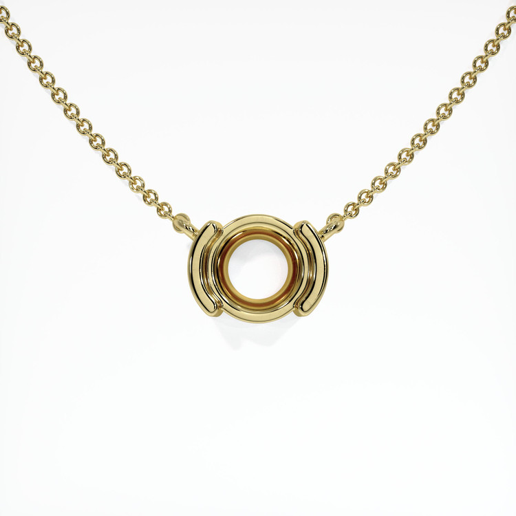 14K Yellow Gold Vedic Necklace Setting