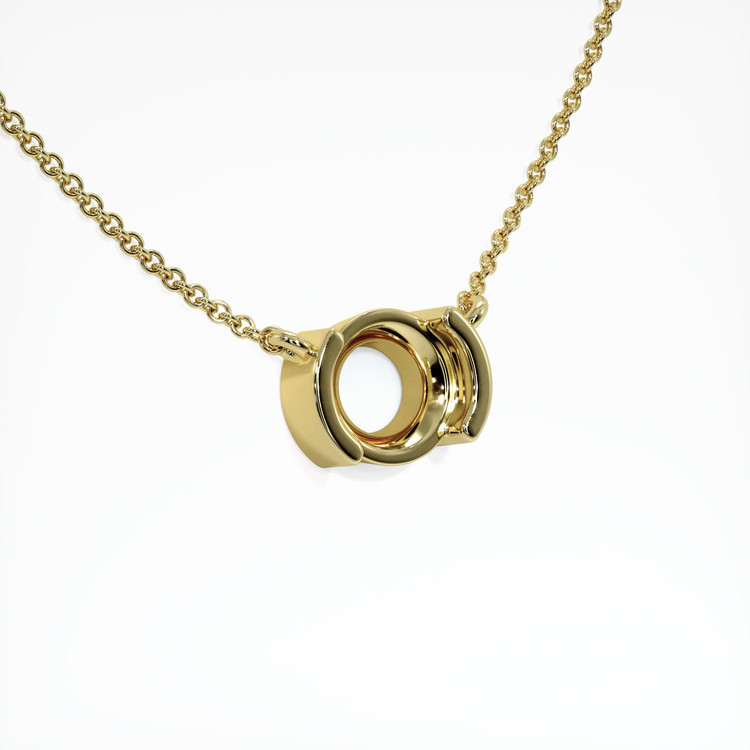 14K Yellow Gold Vedic Necklace Setting
