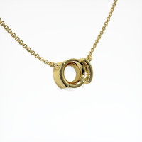 18K Yellow Gold Vedic Necklace Setting Image