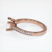 14K Rose Gold Pave Ring Setting Image