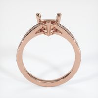 14K Rose Gold Pave Ring Setting Image