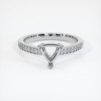 Silver Pave Ring Setting Image
