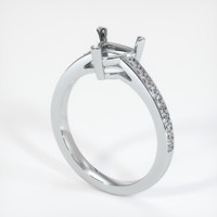10K White Gold Pave Ring Setting Video
