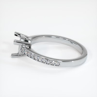 10K White Gold Pave Ring Setting Image