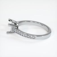 14K White Gold Pave Ring Setting Image