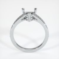 14K White Gold Pave Ring Setting Image
