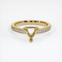 10K Yellow Gold Pave Ring Setting Image