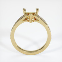 10K Yellow Gold Pave Ring Setting Image