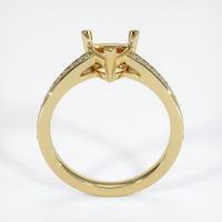 18K Yellow Gold Pave Ring Setting Image