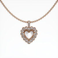 14K Rose Gold Antique Style Pendant Setting Video