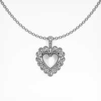 10K White Gold Antique Style Pendant Setting Video