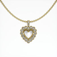14K Yellow Gold Antique Style Pendant Setting Video