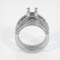 14K White Gold Pave Ring Setting Image