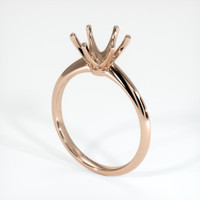 18K Rose Gold Solitaire Ring Setting Video