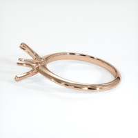 18K Rose Gold Solitaire Ring Setting Image