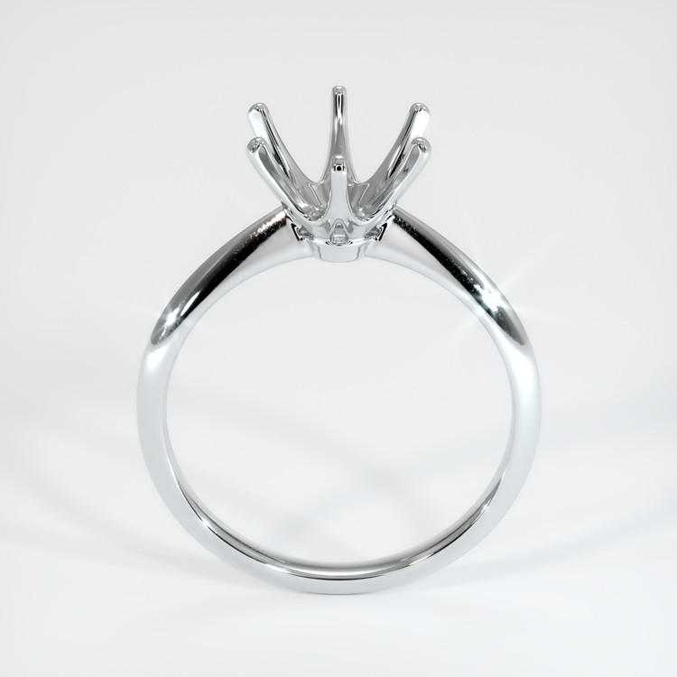 Silver Solitaire Ring Setting