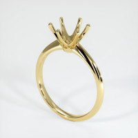 10K Yellow Gold Solitaire Ring Setting Video