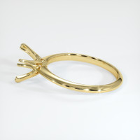 14K Yellow Gold Solitaire Ring Setting Image
