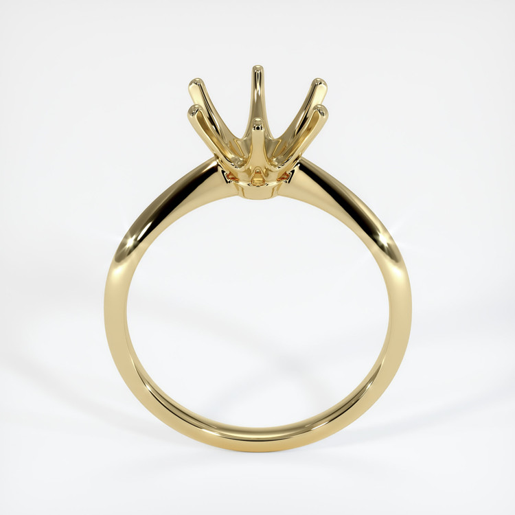 14K Yellow Gold Solitaire Ring Setting