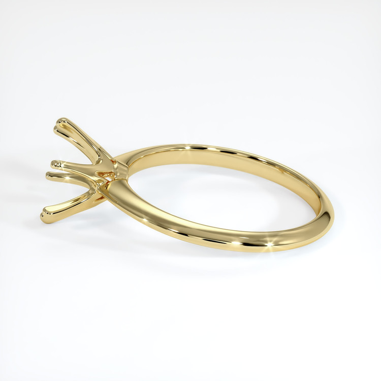 18K Yellow Gold Solitaire Ring Setting