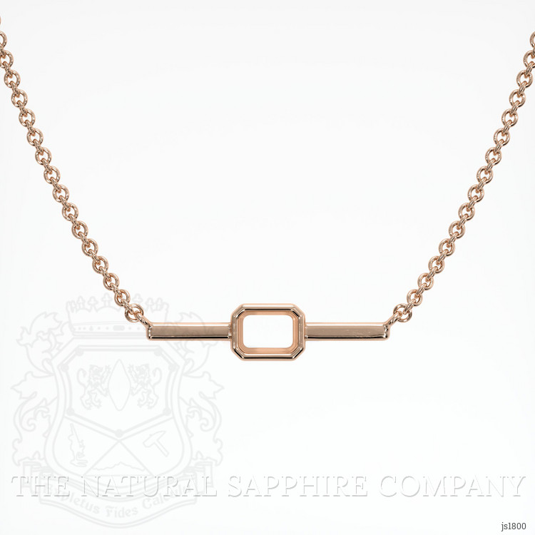 14K Rose Gold Vedic Necklace Setting