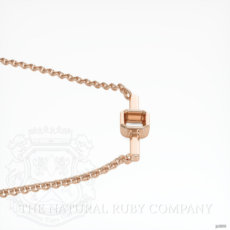 14K Rose Gold Vedic Necklace Setting