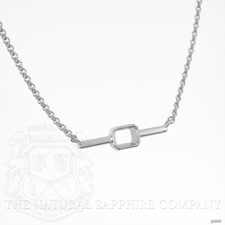 10K White Gold Vedic Necklace Setting