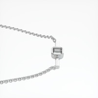 14K White Gold Vedic Necklace Setting Image
