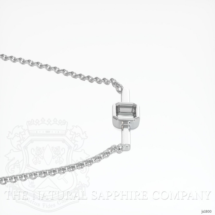 14K White Gold Vedic Necklace Setting