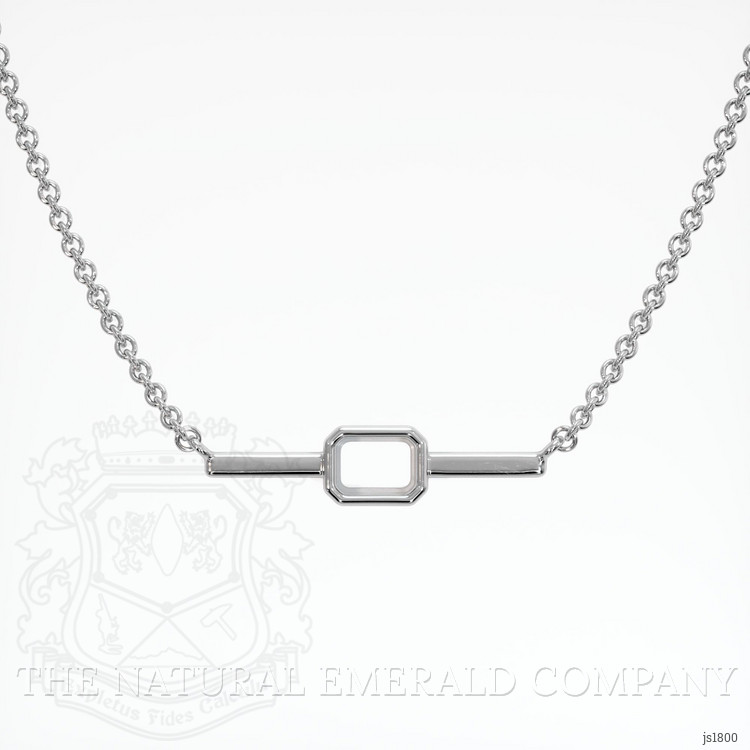 18K White Gold Vedic Necklace Setting
