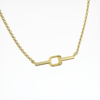 14K Yellow Gold Vedic Necklace Setting Image
