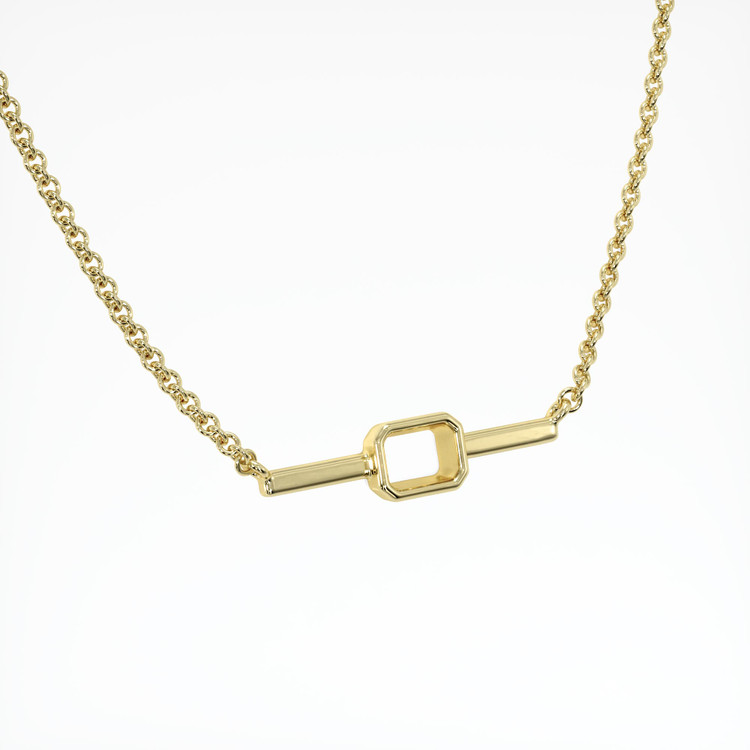 14K Yellow Gold Vedic Necklace Setting