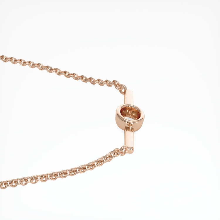 14K Rose Gold Vedic Necklace Setting
