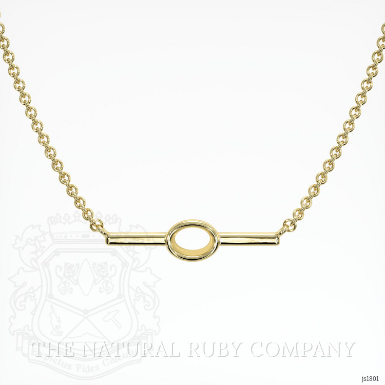 14K Yellow Gold Vedic Necklace Setting