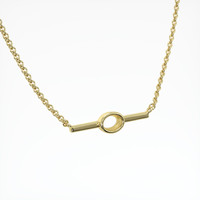 18K Yellow Gold Vedic Necklace Setting Image