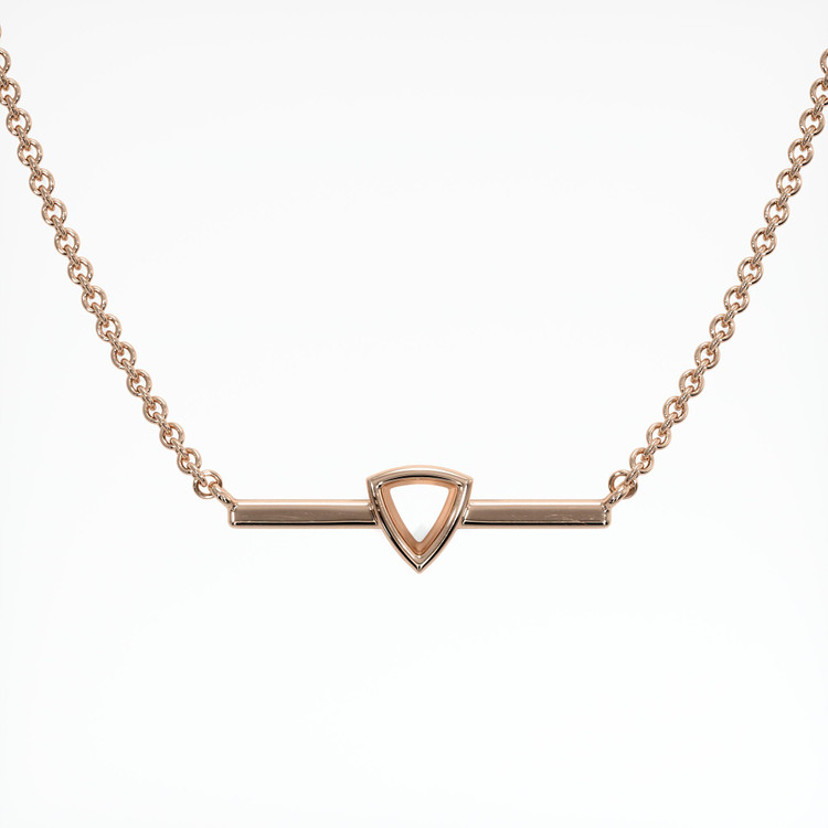 14K Rose Gold Vedic Necklace Setting