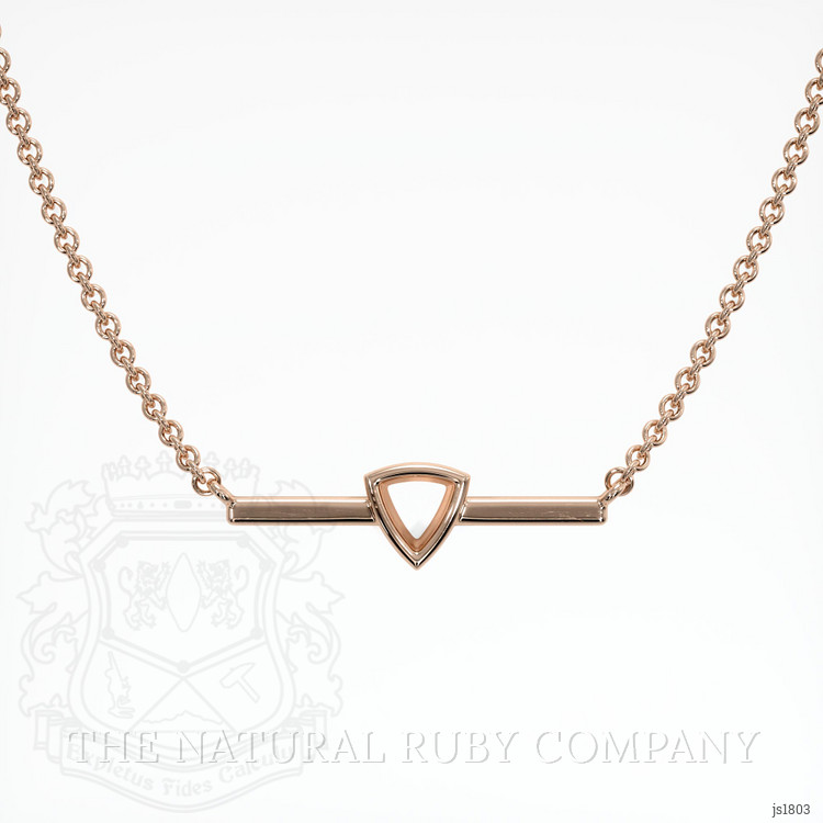 14K Rose Gold Vedic Necklace Setting
