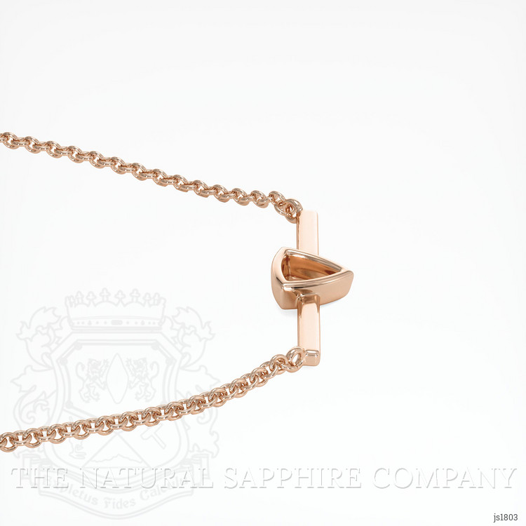 14K Rose Gold Vedic Necklace Setting