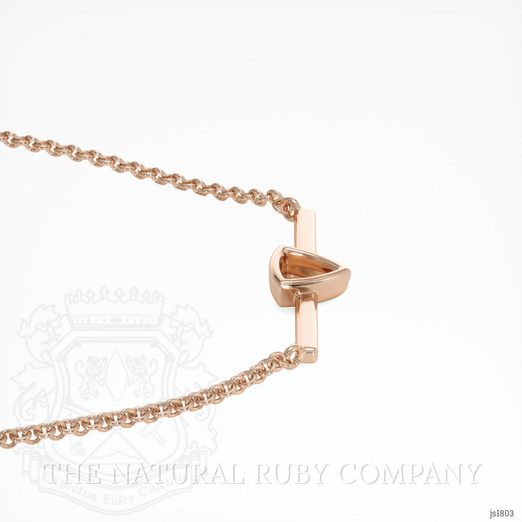 14K Rose Gold Vedic Necklace Setting