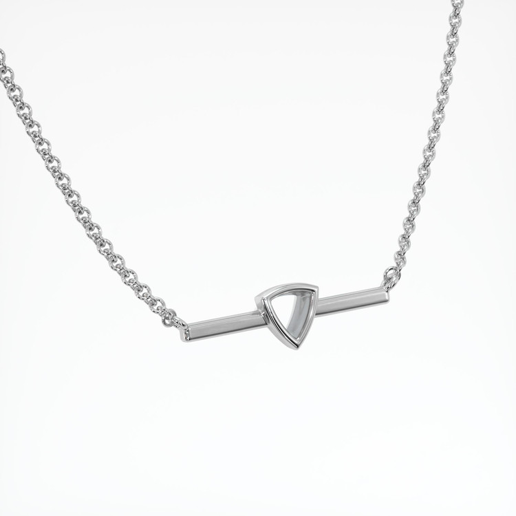18K White Gold Vedic Necklace Setting