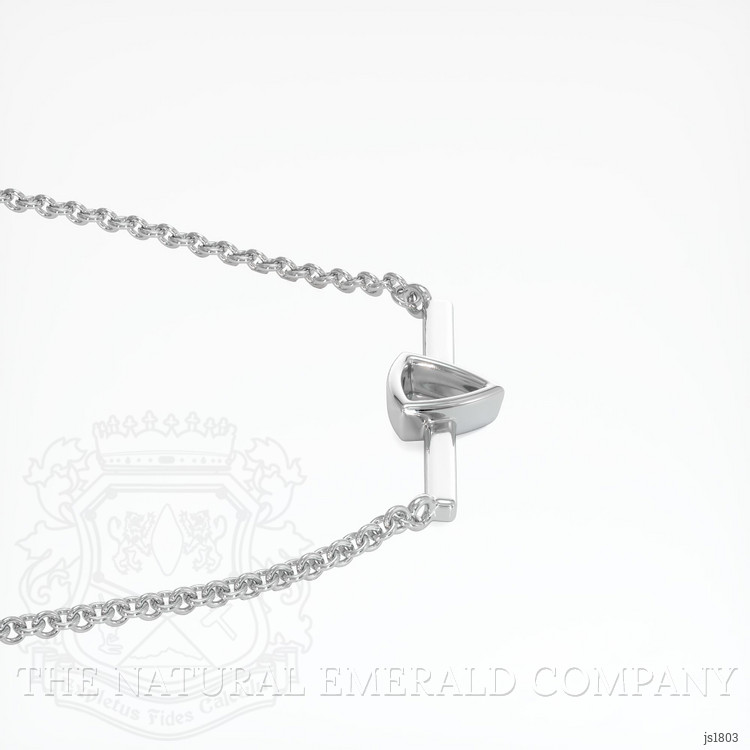 18K White Gold Vedic Necklace Setting
