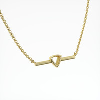 18K Yellow Gold Vedic Necklace Setting Image