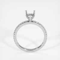 14K White Gold Pave Ring Setting Image