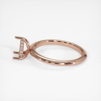 14K Rose Gold Pave Ring Setting Image