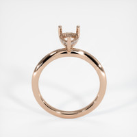 18K Rose Gold Pave Ring Setting Image