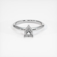 18K White Gold Pave Ring Setting Image