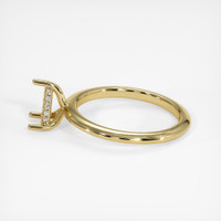 14K Yellow Gold Pave Ring Setting Image